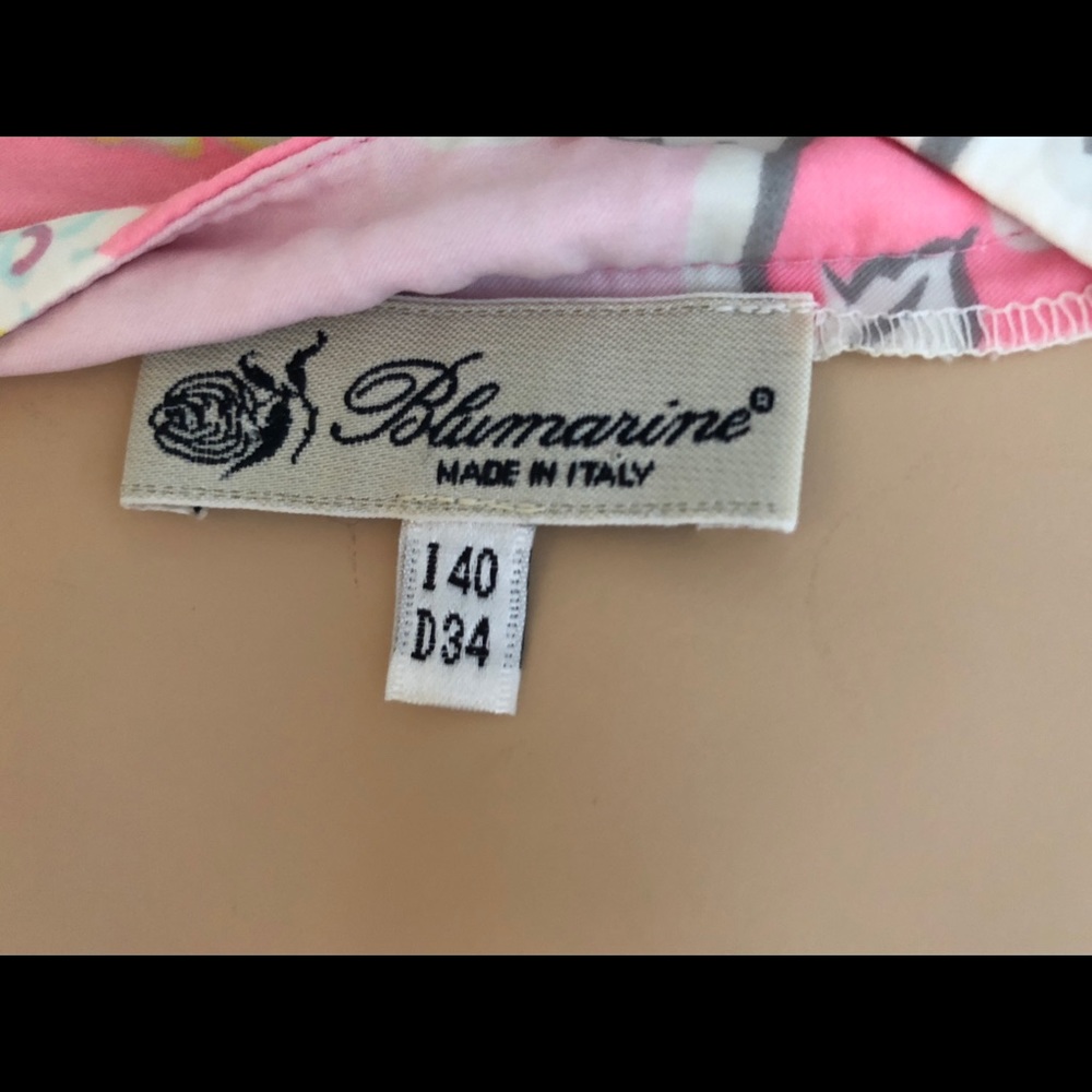 Blumarine cotton pastel cropped pants,sz.40(6)mint - Picture 6 of 8